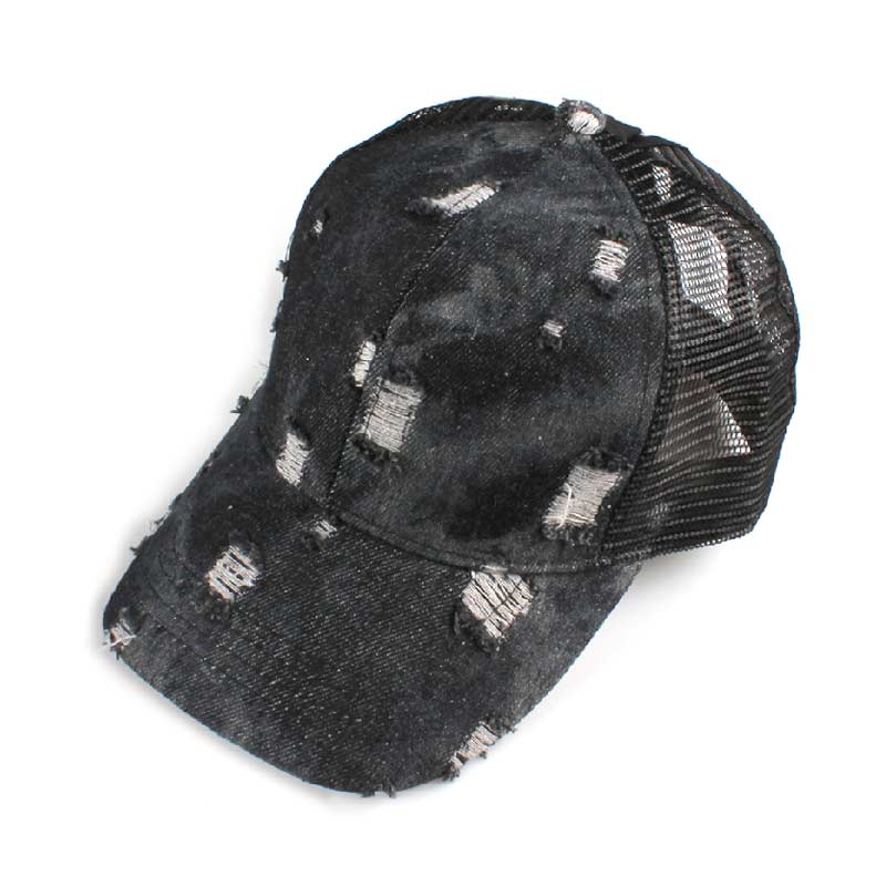 CC Denim Pony Cap with Mesh - Image 6