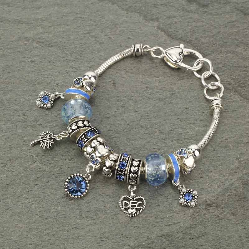 DECEMBER Birthstone Multi Beads Bracelet