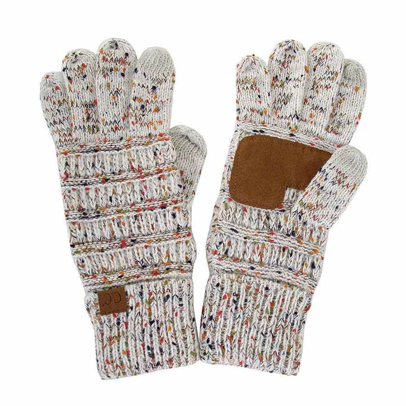 C.C Cable Confetti Smart Tip Gloves