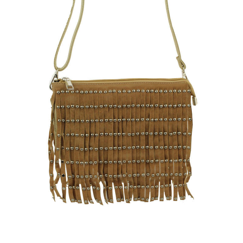 Fringed Crossbody Handbag