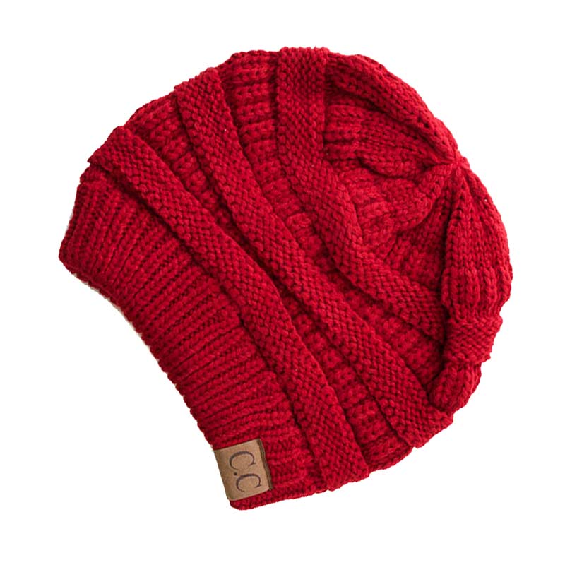 C.C Ribbed Kit Solid Color Beanie Hat