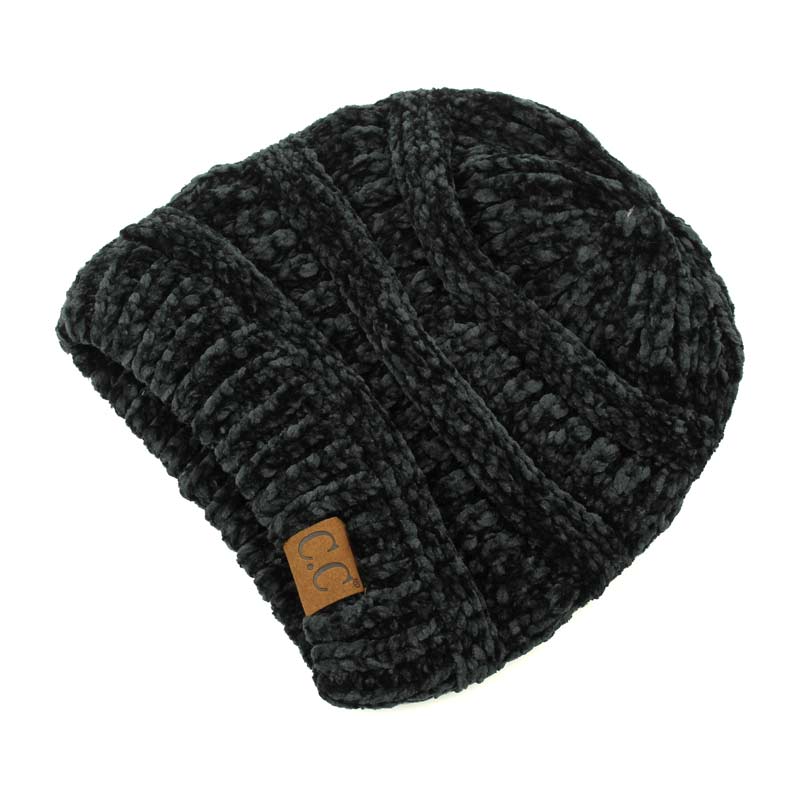 C.C Ribbed Chenille Beanie Hat