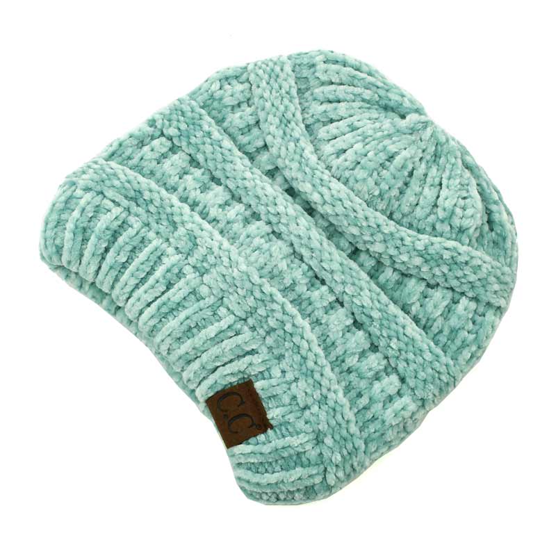 C.C Ribbed Chenille Beanie Hat