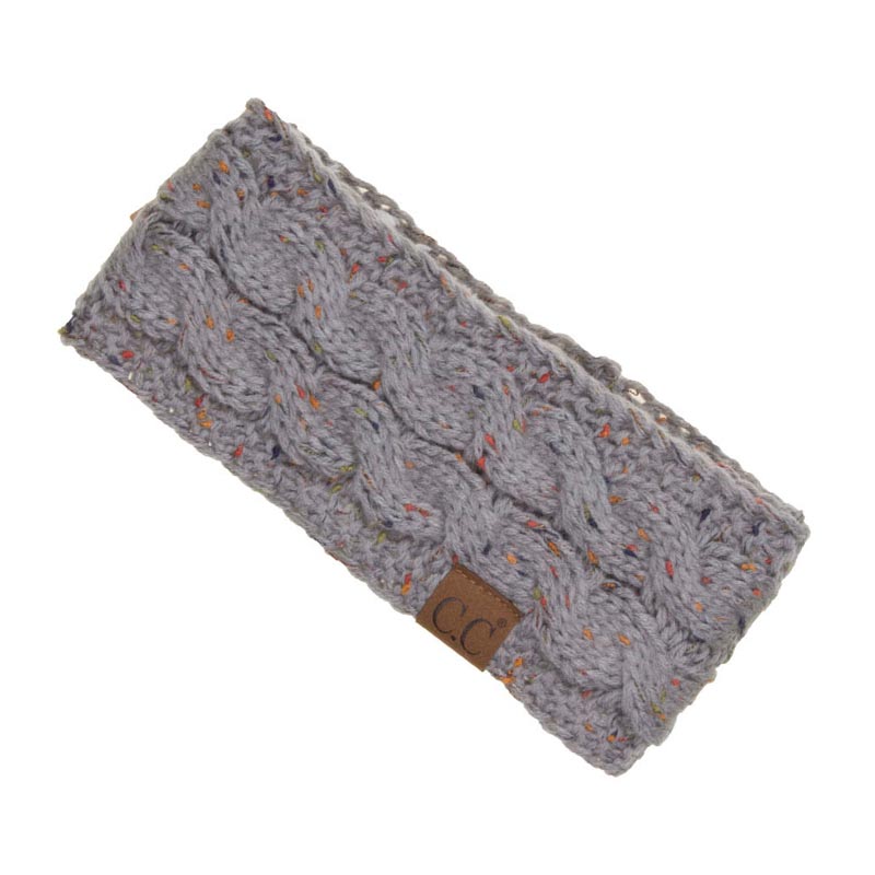 C.C Chunky Knit Confetti Sherpa Lined Headband