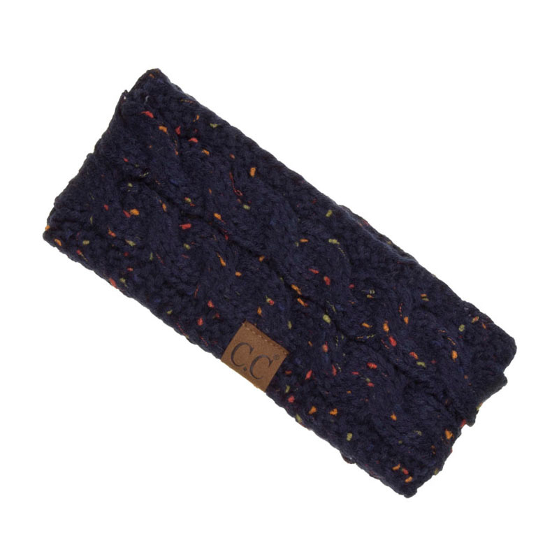 C.C Chunky Knit Confetti Sherpa Lined Headband