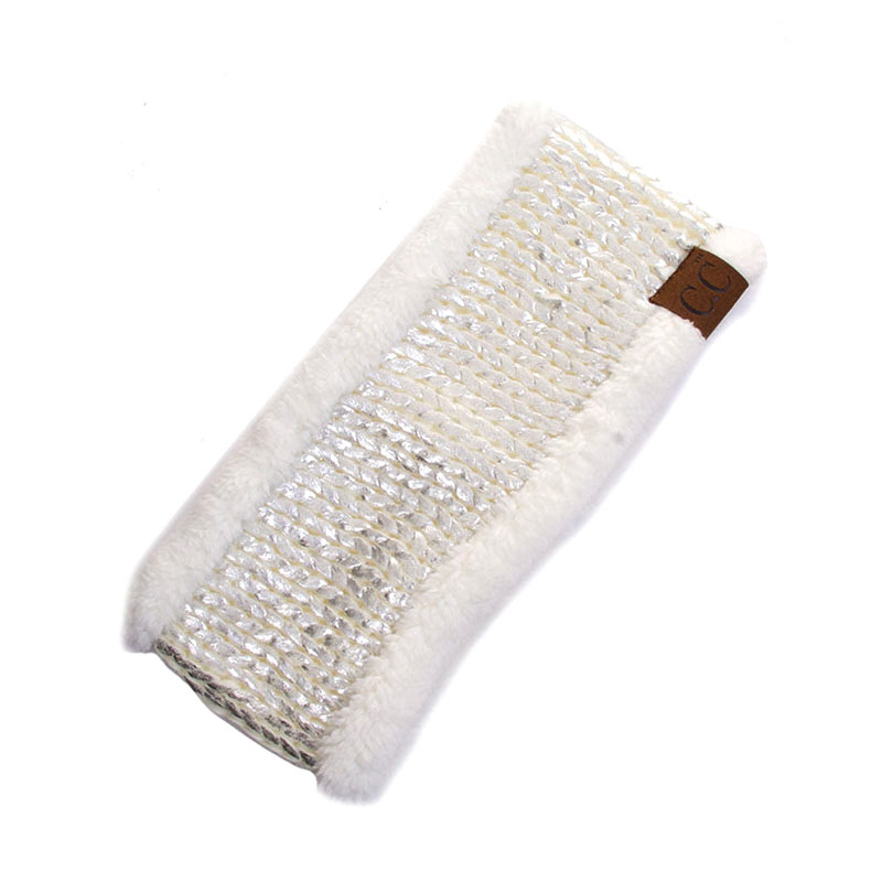 C.C Head Wrap Band with Metallic Print