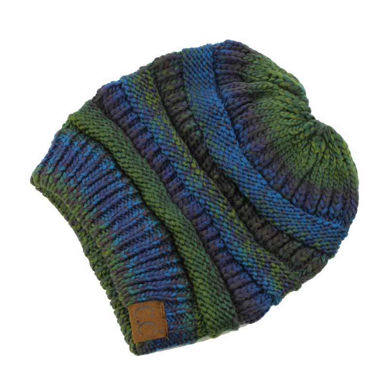 C.C Multi Color Cable Knit Beanie Tale