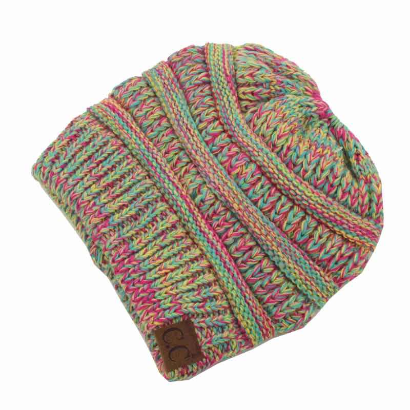 C.C 4 Tone Beanie Tail Hat