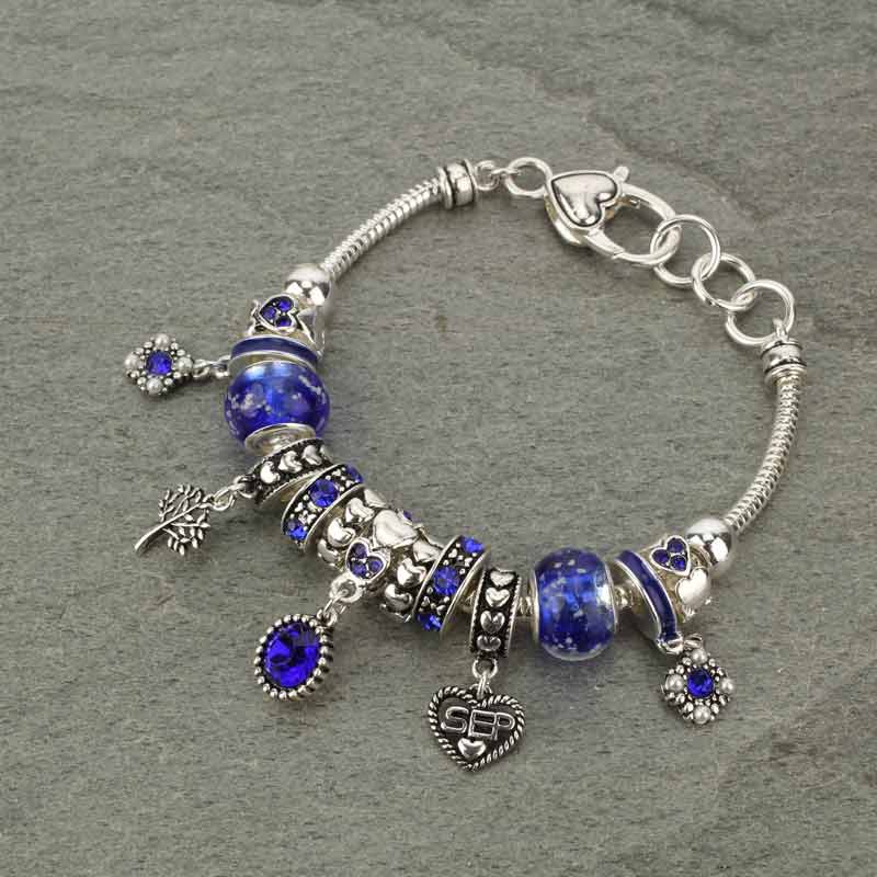 SEPTEMBER Birthstone Multi Beads Bracelet