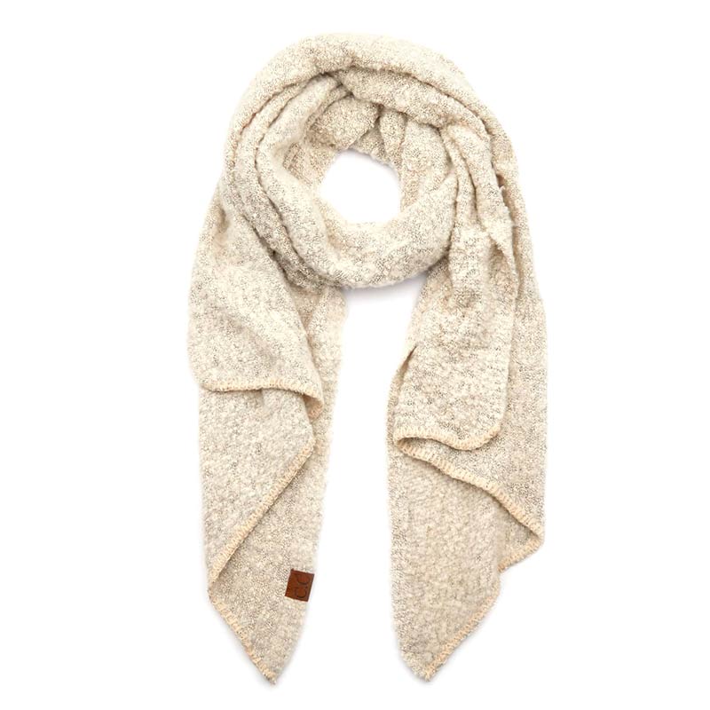 CC Bias Cut Scarf with Whipstitched Edging