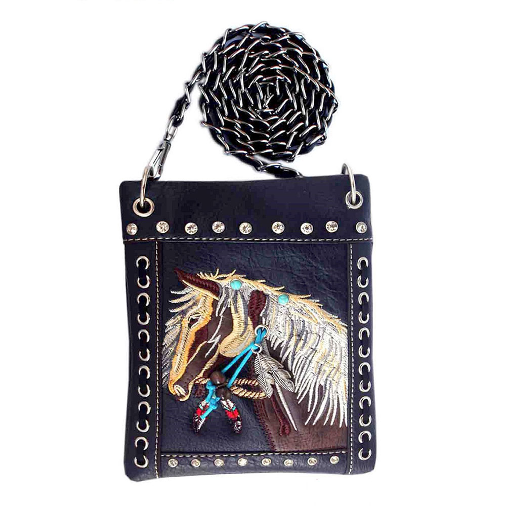 Western Horse Crossbody Bag