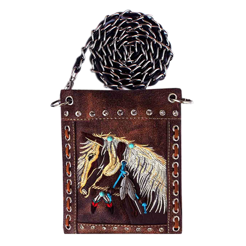 Western Horse Crossbody Bag