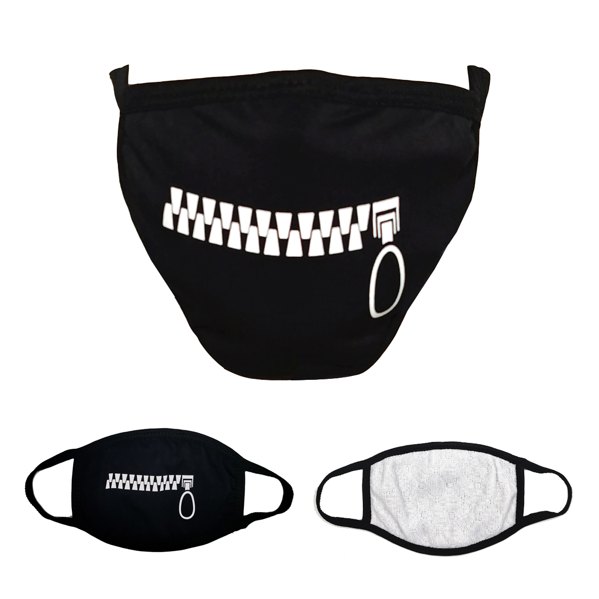 1DZ Fashion Black Color Masks