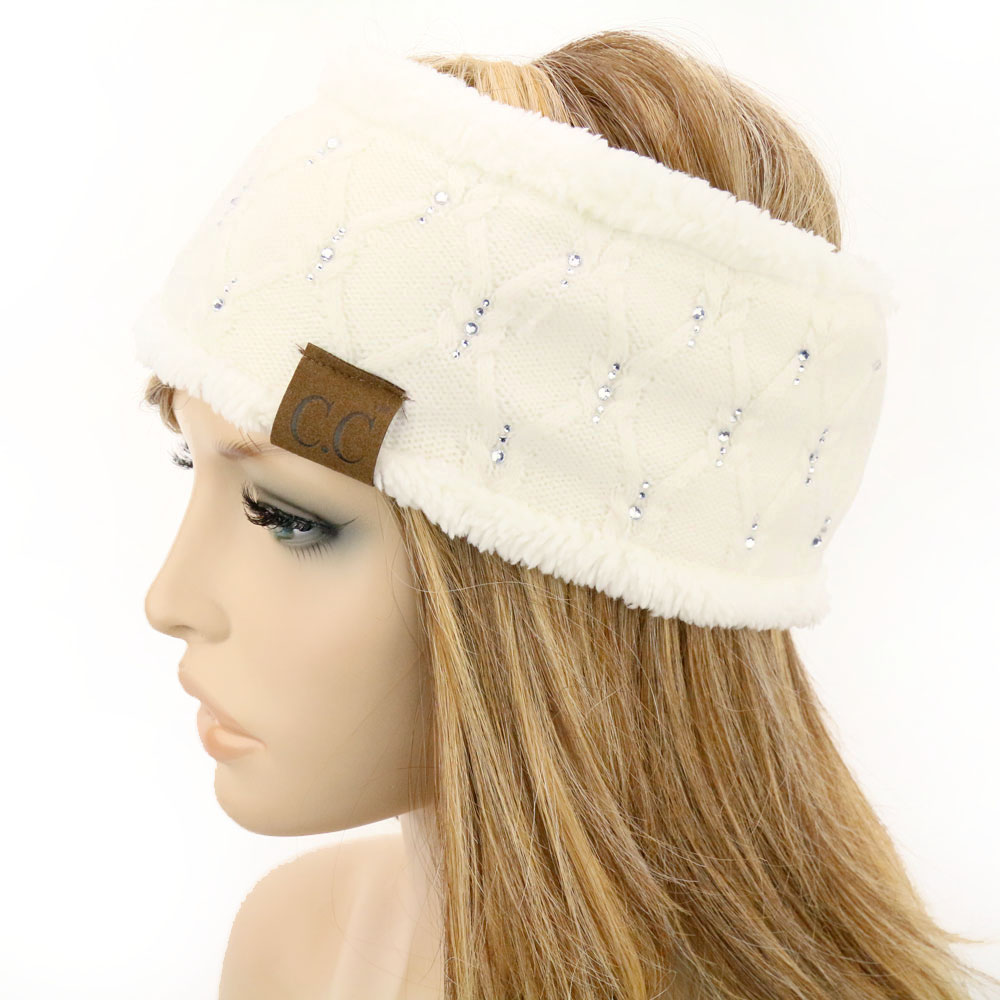 C.C Head Wrap with Rhinestone - Image 2