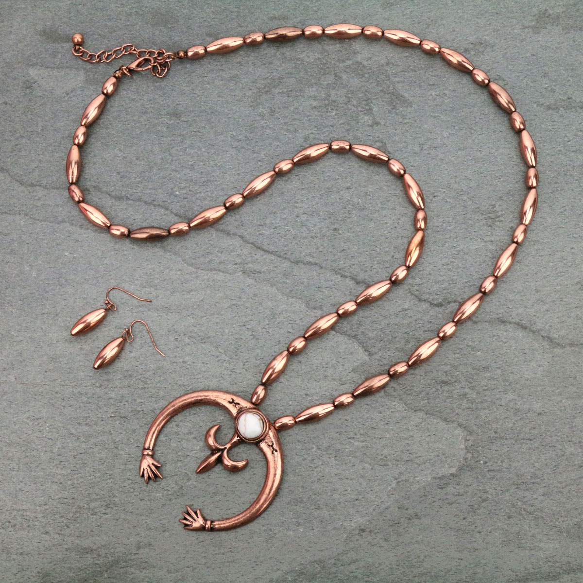 Squash Blossom Necklace Set-SS2009/CBWT