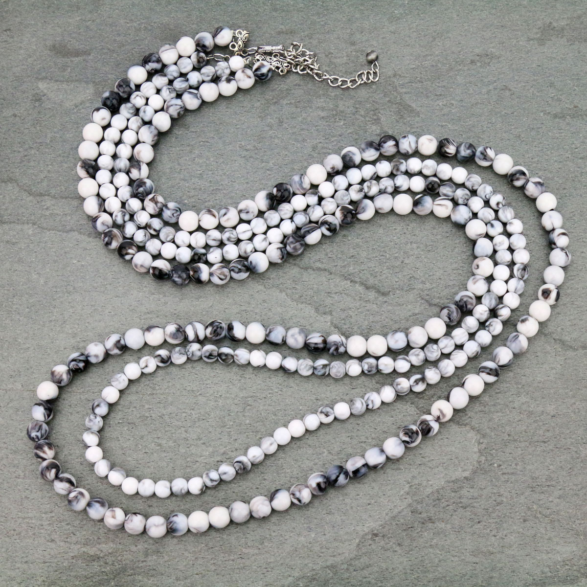 18" Round Beaded Necklace-733530