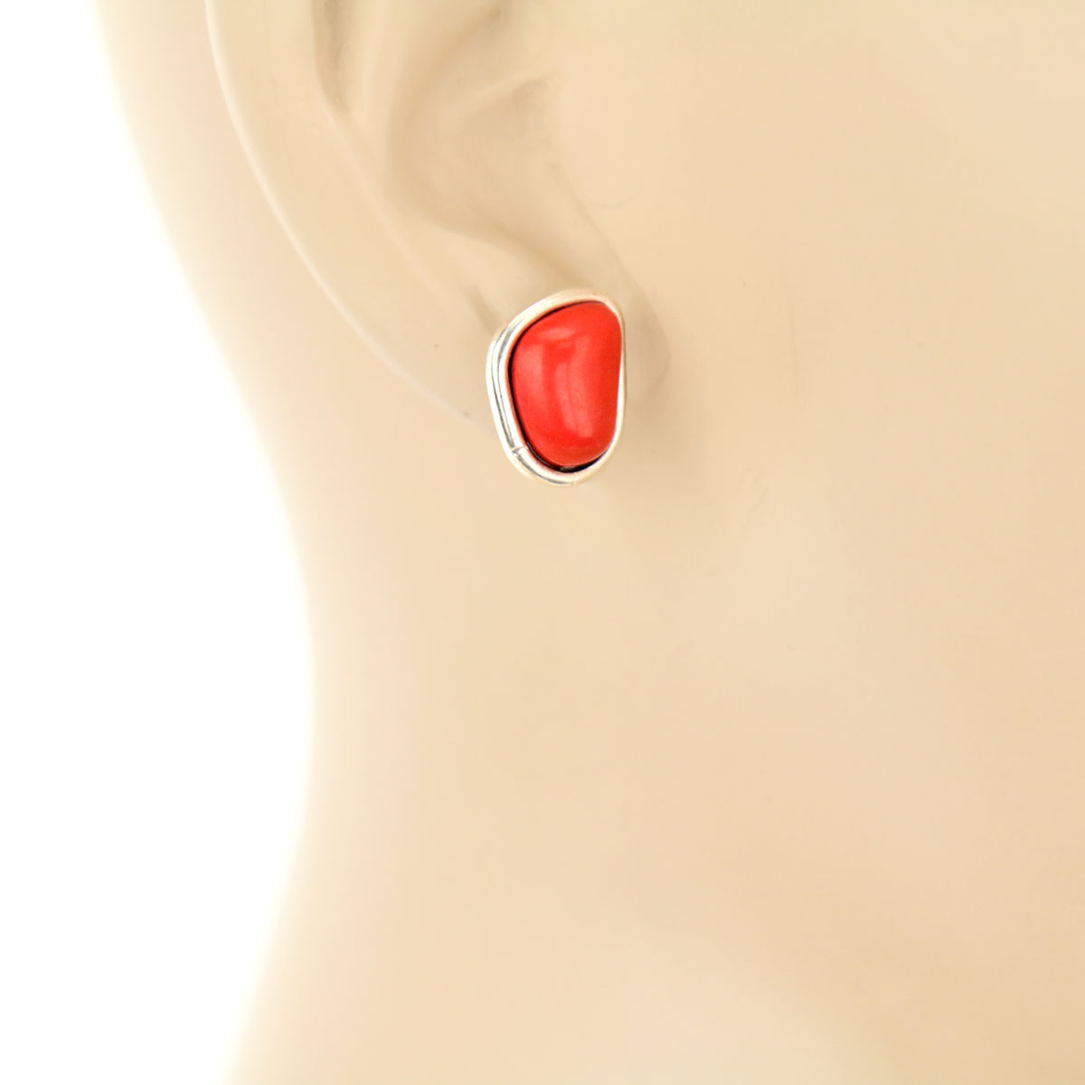 3 Pair Cactus Stone Earring Set - Image 2