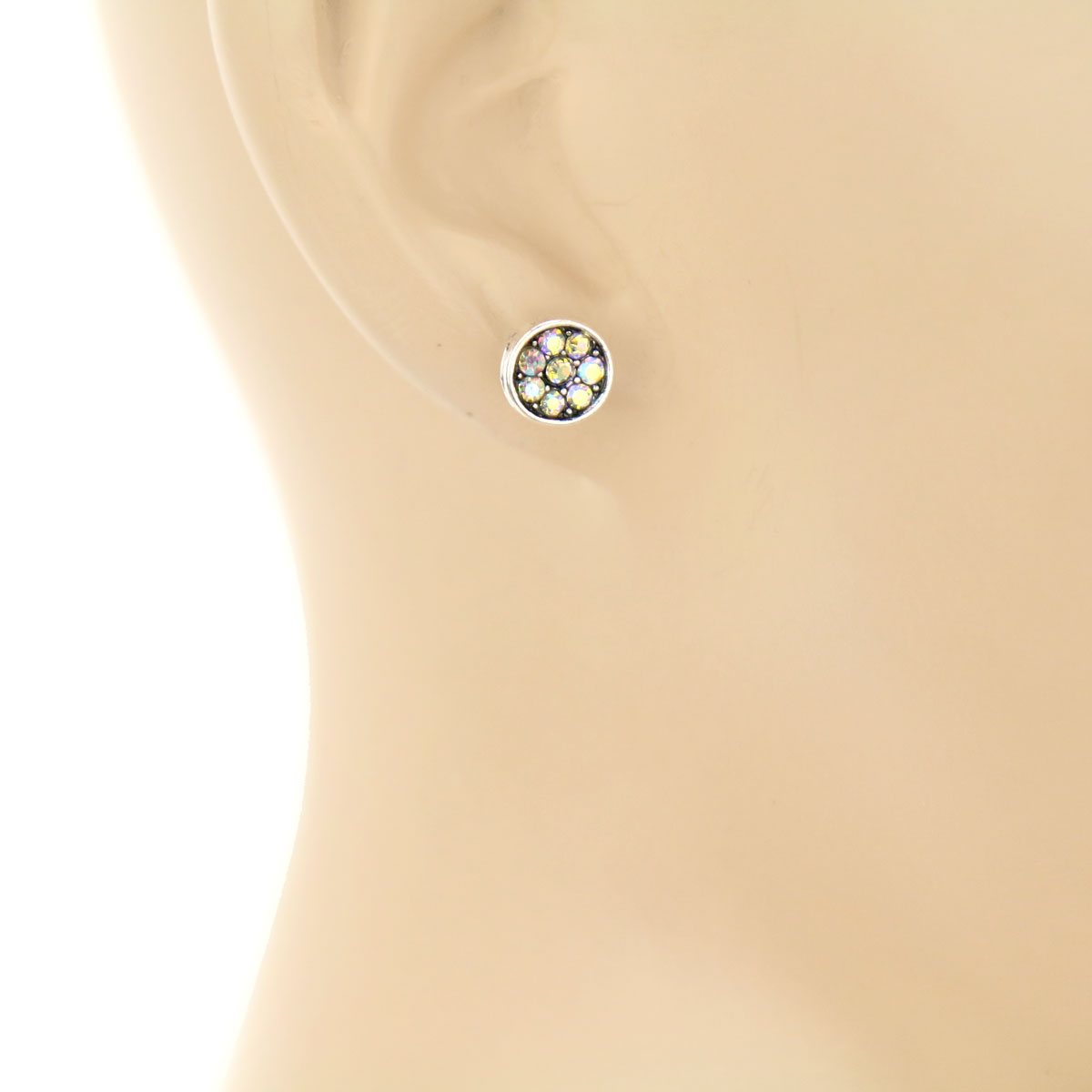3 Pair Stone Earring Set - Image 4