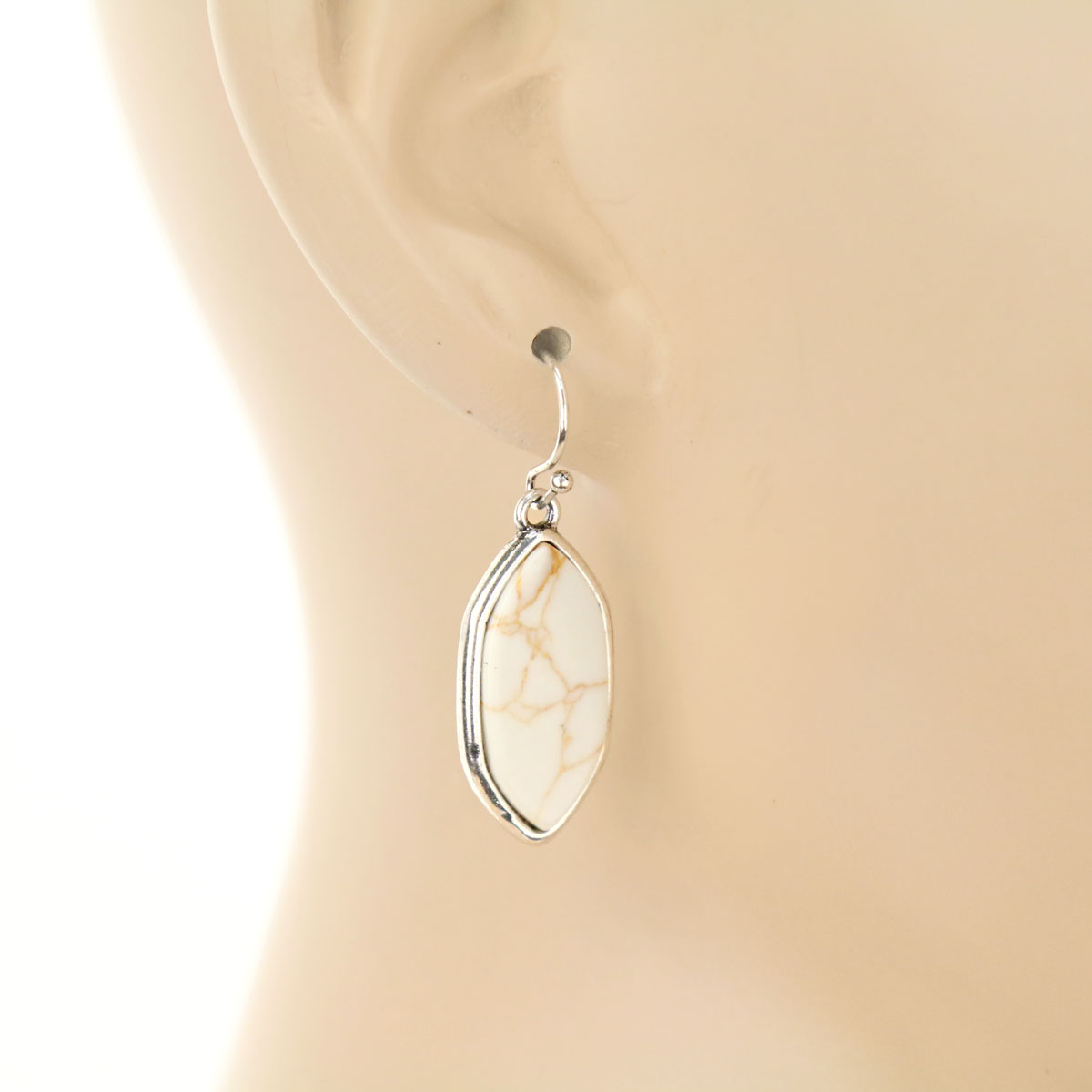 3 Pair Stone Earring Set - Image 2