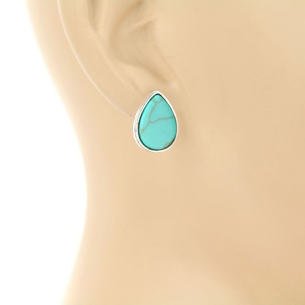 3 Pair Squash Blossom Earring Set - Image 4
