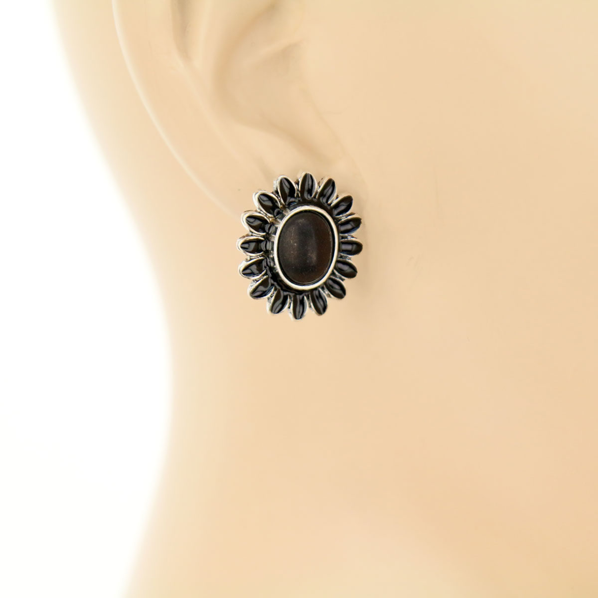3 Pair Squash Blossom Earring Set - Image 3