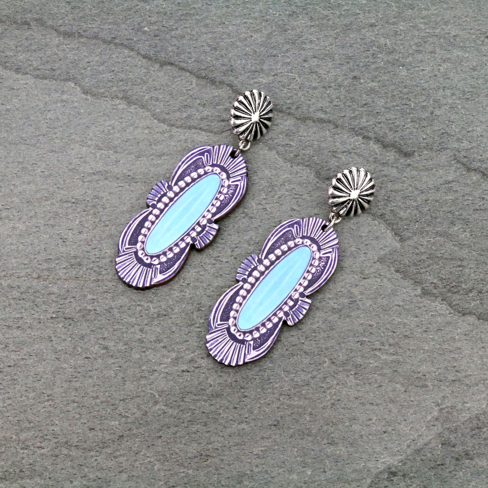Western Design Stud Earrings