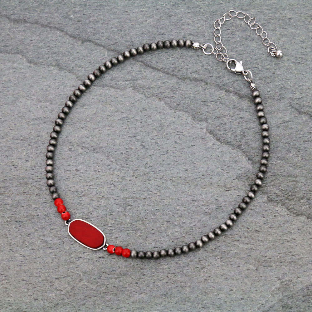 Navajo Style Stone Choker