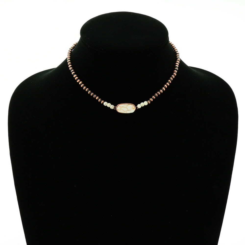 Navajo Style Stone Choker - Image 2