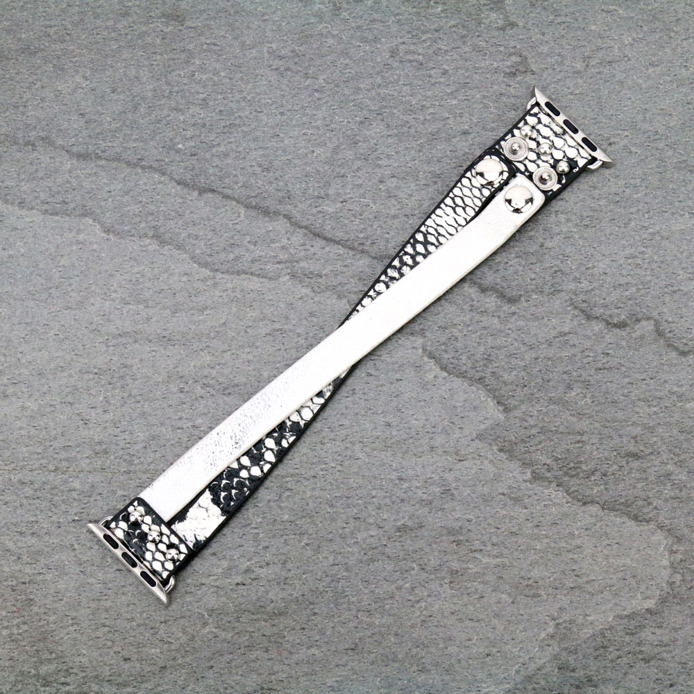 Cross Snakeskin  Apple Watch Leather Bands