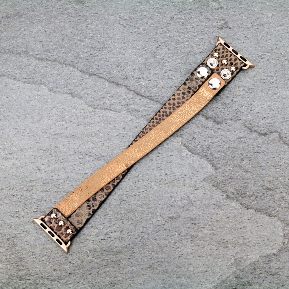 Cross Snakeskin  Apple Watch Leather Bands