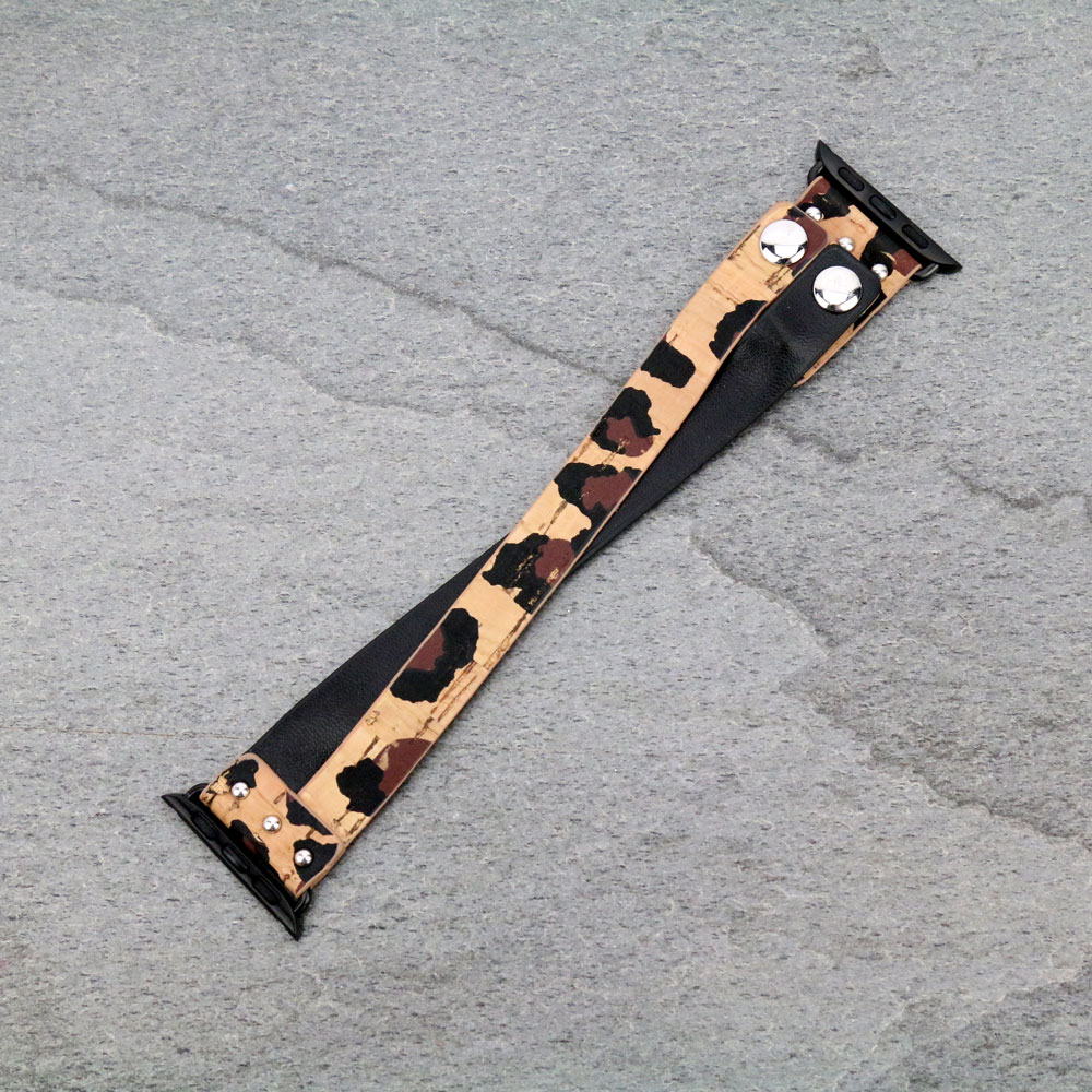 Leopard Apple Watch Leather Bands