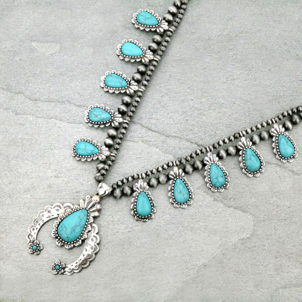 Western Squash Blossom Necklace
