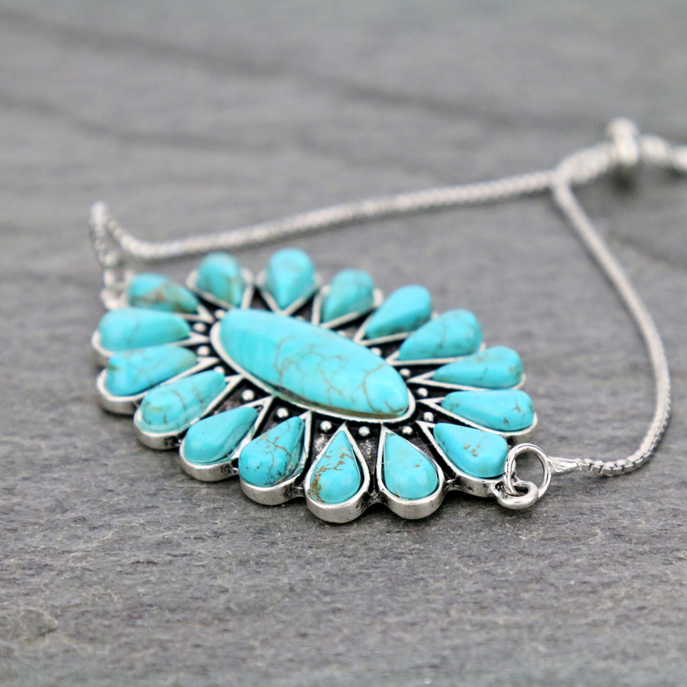 Natural Stone Adjustable Bracelet - Image 2