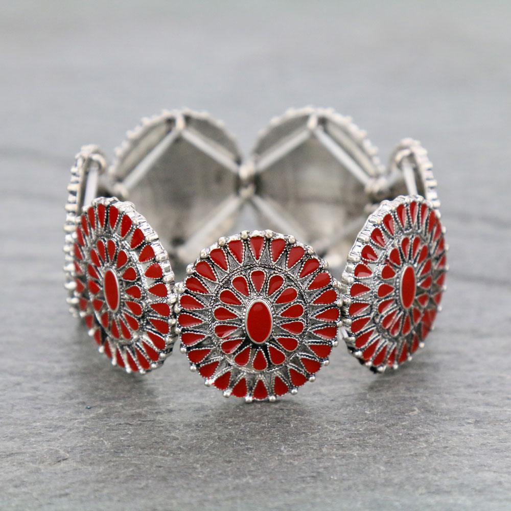 Epoxy Concho Bracelet