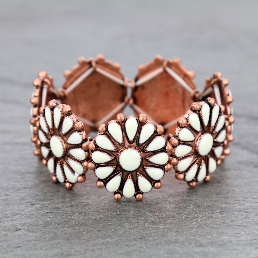 Epoxy Concho Bracelet