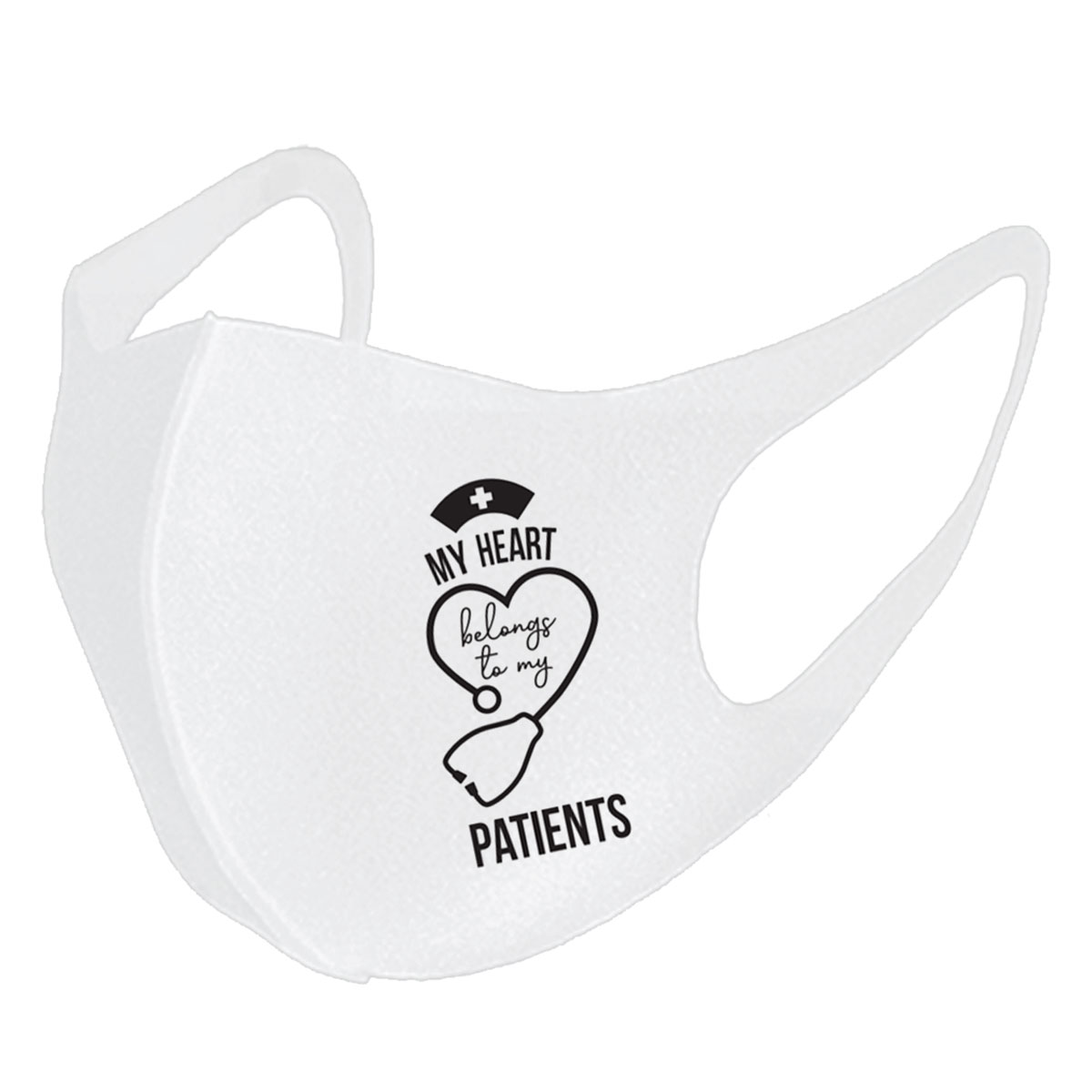 "My heart belongs to my patients" Face Mask