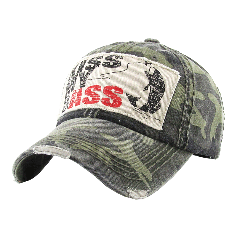 "KISS MY BASS" VINTAGE BALL CAP - Image 4