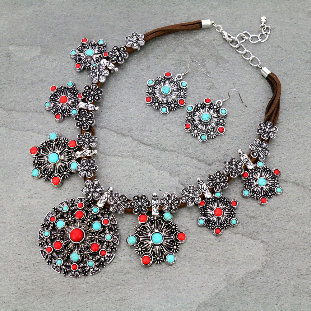 Western Style Necklace Set