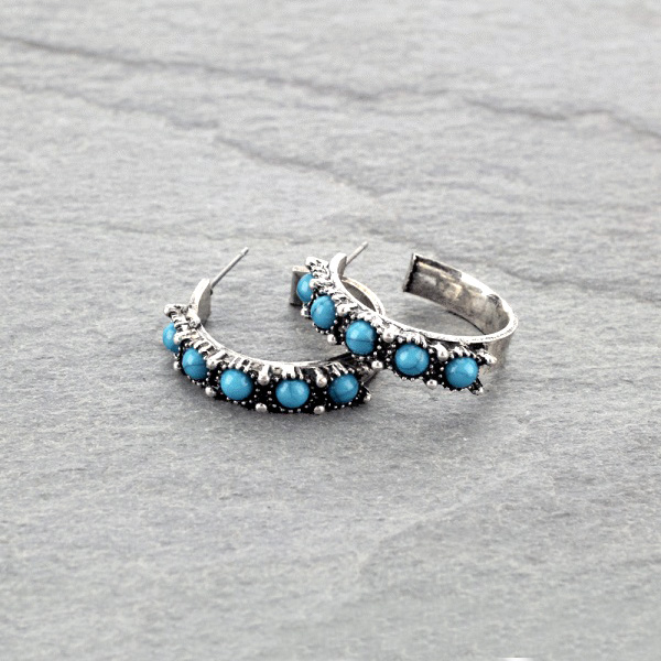Western TQ Hoop Earrings