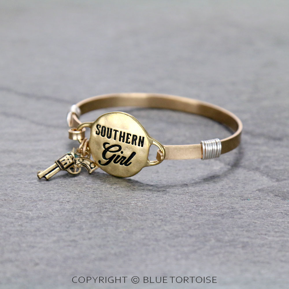 "SOUTHERN GIRL" Wire Bracelet