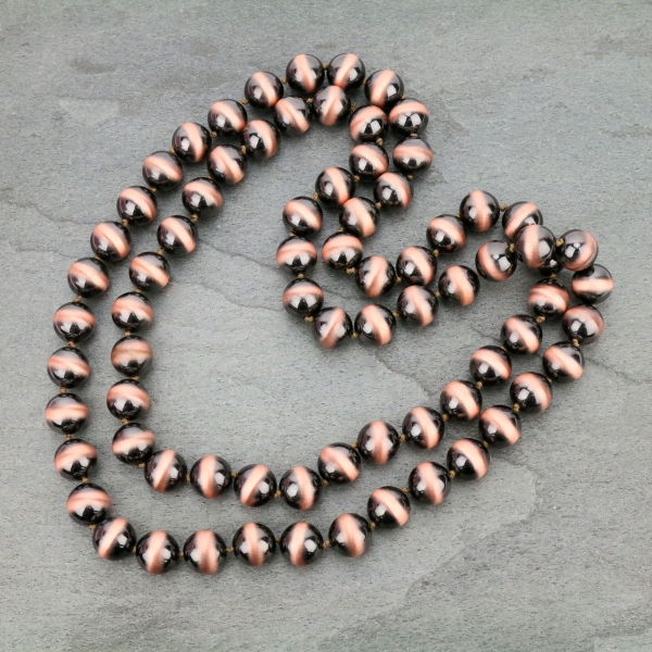Big Navajo Style Pearl Long Necklace - Image 3