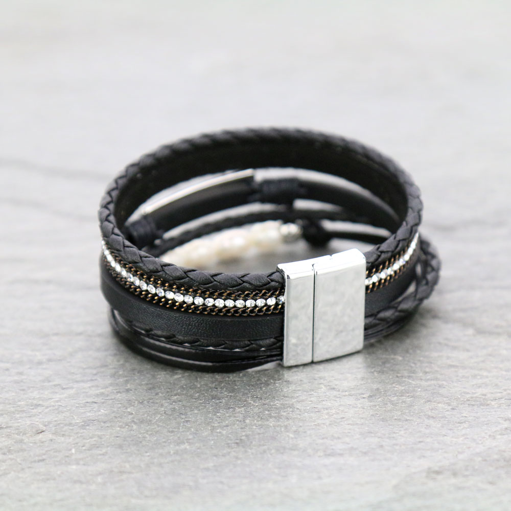 "BLESSED" Magnetic Stacked Bracelet - Image 2