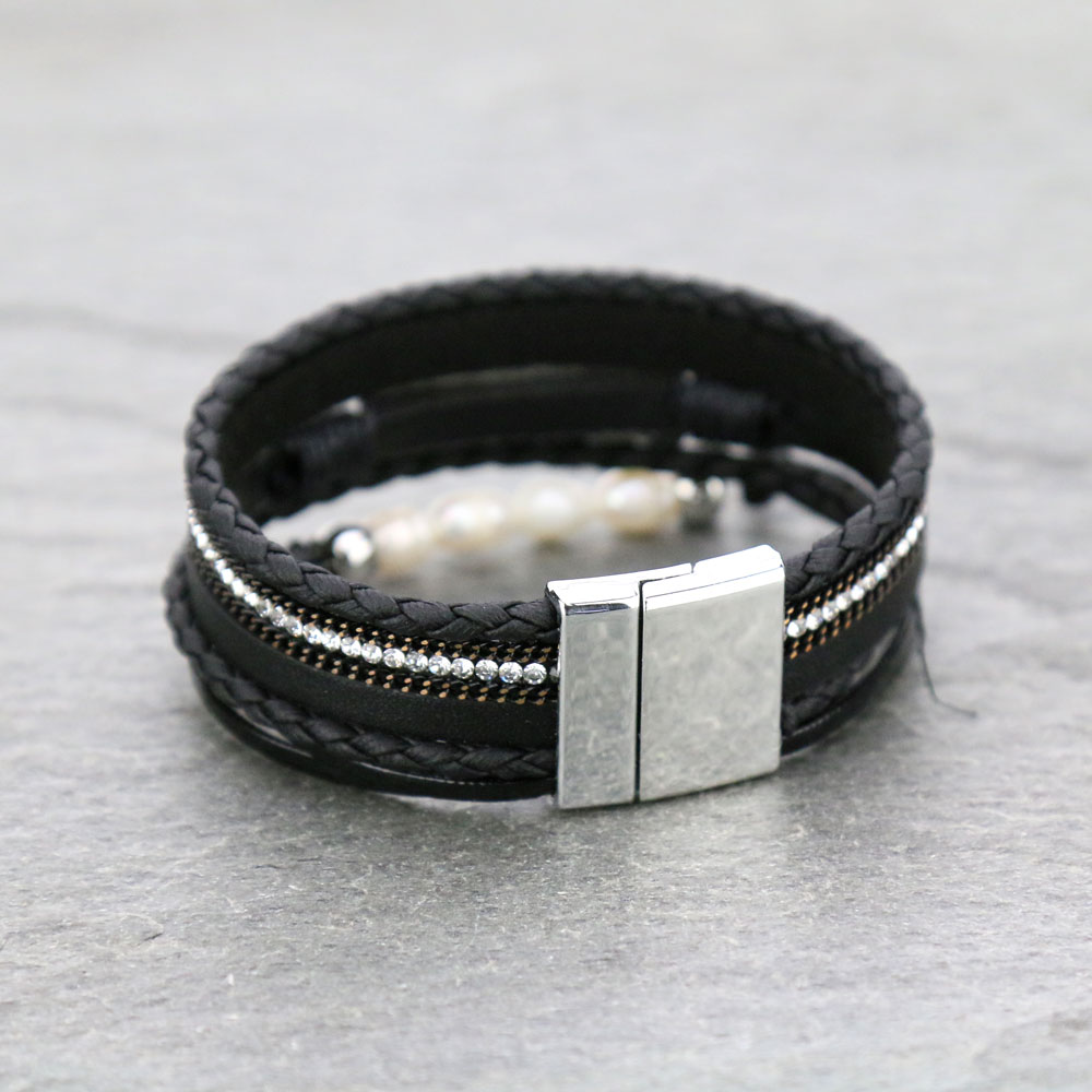 "Love" Magnetic Stacked Bracelet - Image 2