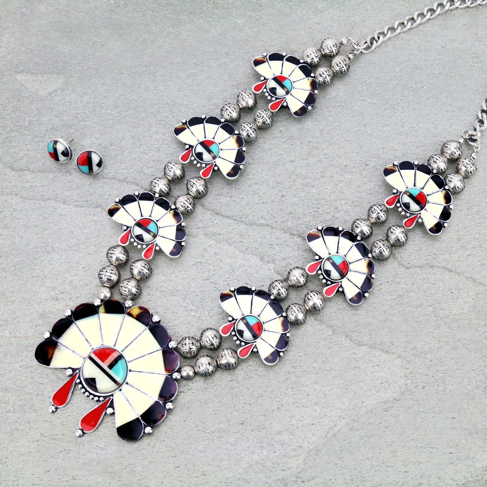 Squash Blossom Necklace Set