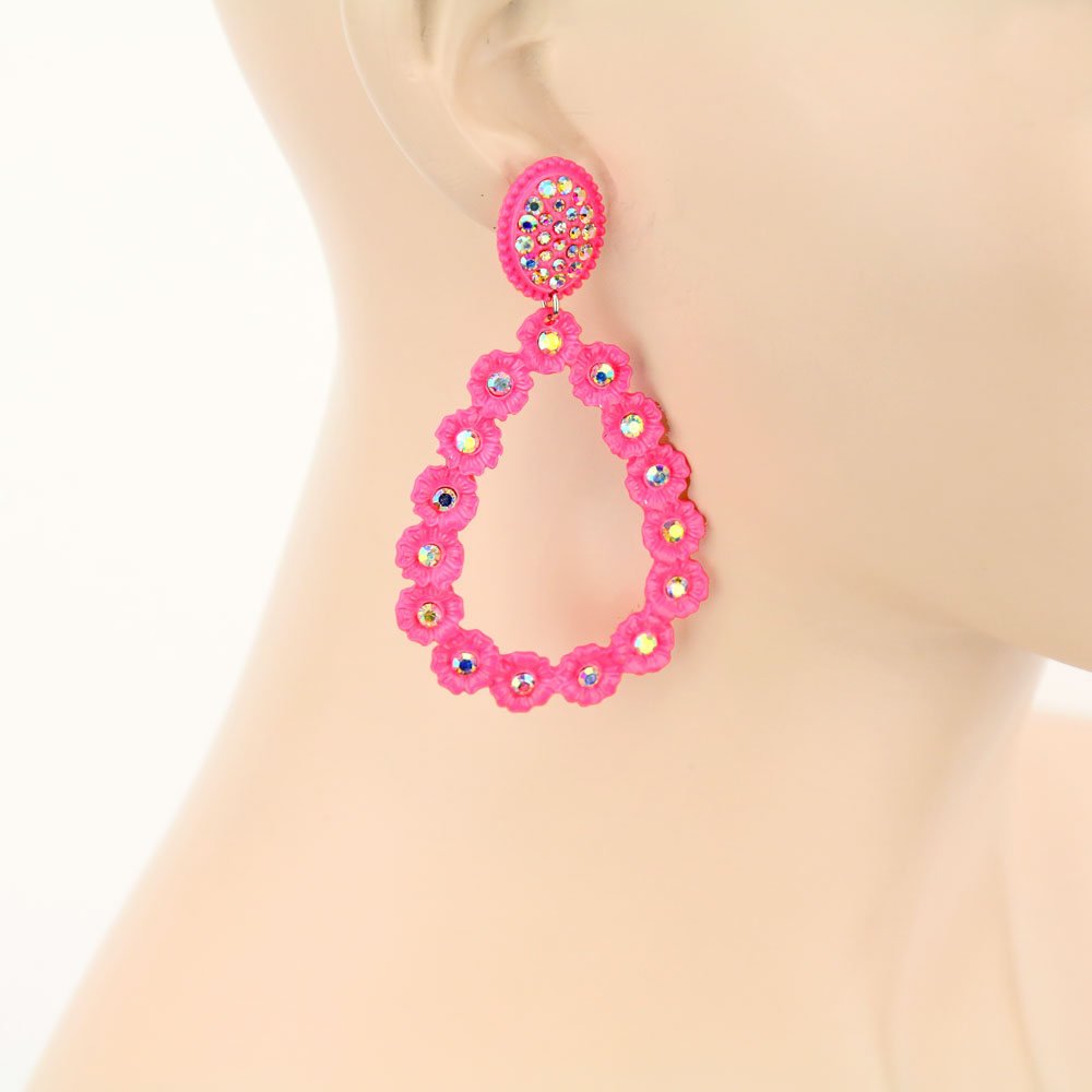 Western Teardrop Post Earrings - Image 2