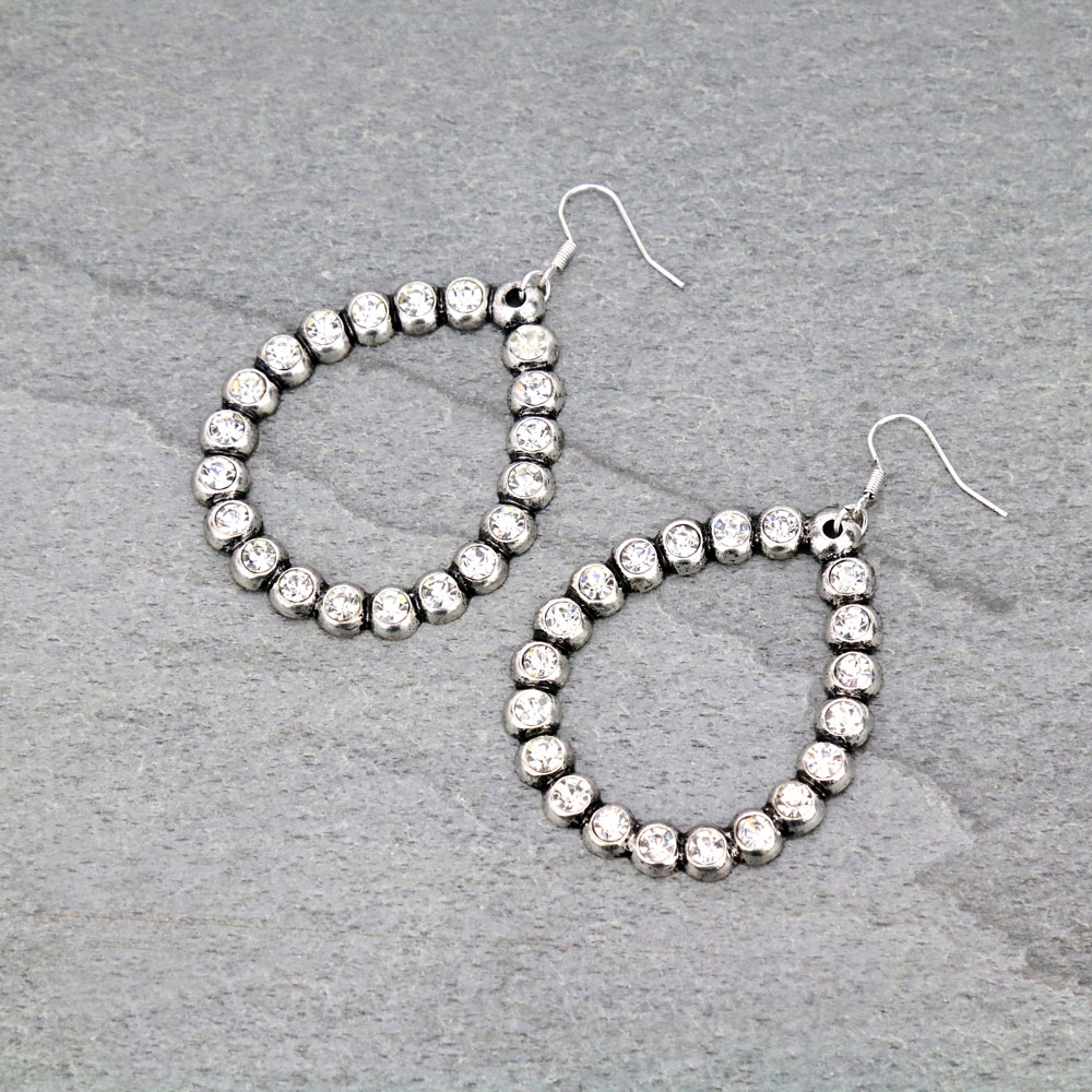 Tear Drop Fish Hook Earrings