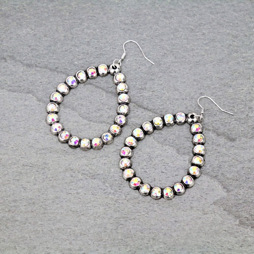 Tear Drop Fish Hook Earrings