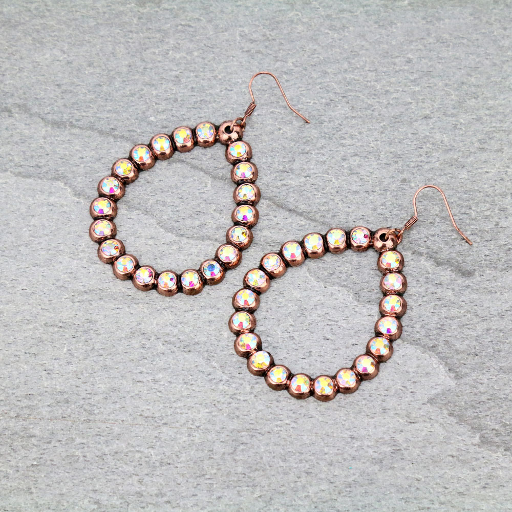 Tear Drop Fish Hook Earrings