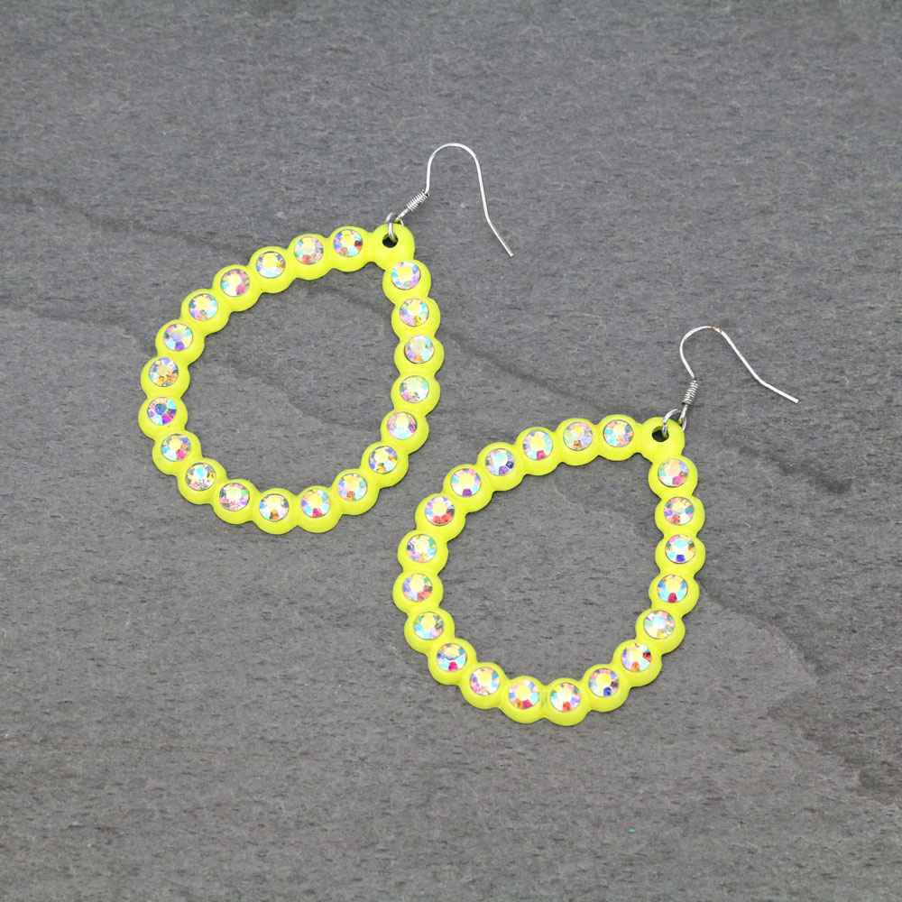 Tear Drop Fish Hook Earrings