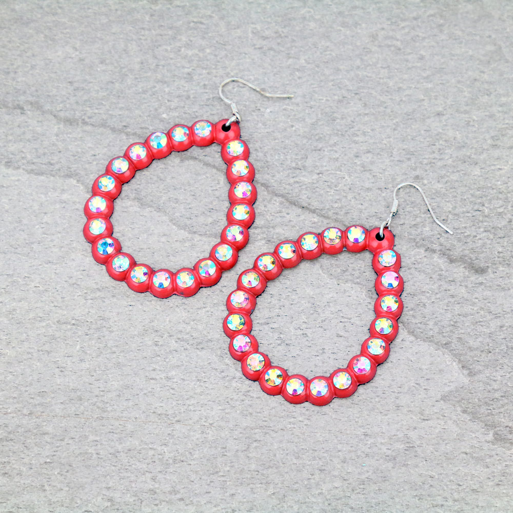 Tear Drop Fish Hook Earrings